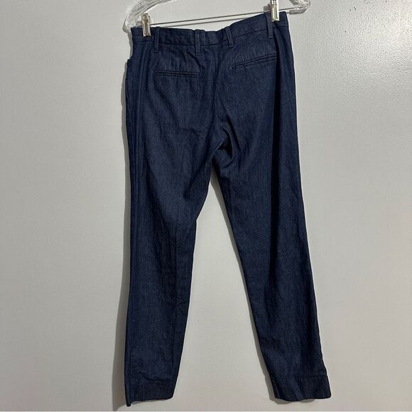 GAP Slim Cropped Jeans Stretch Denim Dark Wash Trouser Look size 00 - Picture 3 of 4